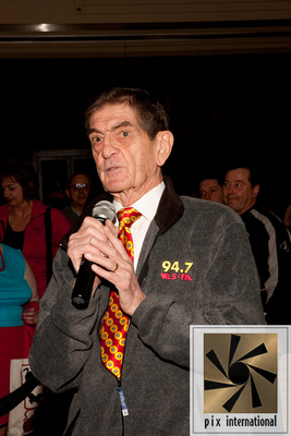 Dick Biondi emceed Lunch with Frankie Valli and the Jersey Boys