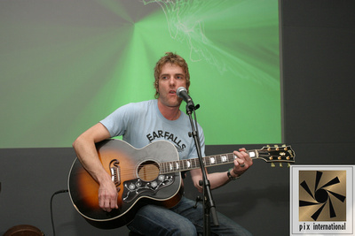 Caviar performs at The Apple store in Chicago